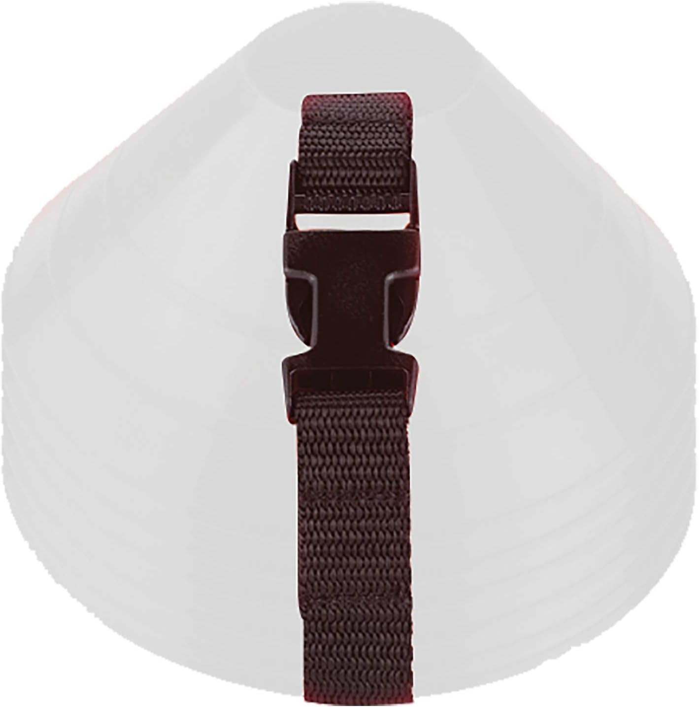 Large Disc Cones – Set of 6 Agility Cones for Sports Training – Compact Soccer Cones with Carry Strap for Drills & Practice